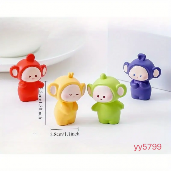 YY5799 Sevimli Karakter Figürlü Biblo Silikon Kalıp • El Yapımı Renkli Tasarım ve Özel Günler için Hediye Seçeneği!