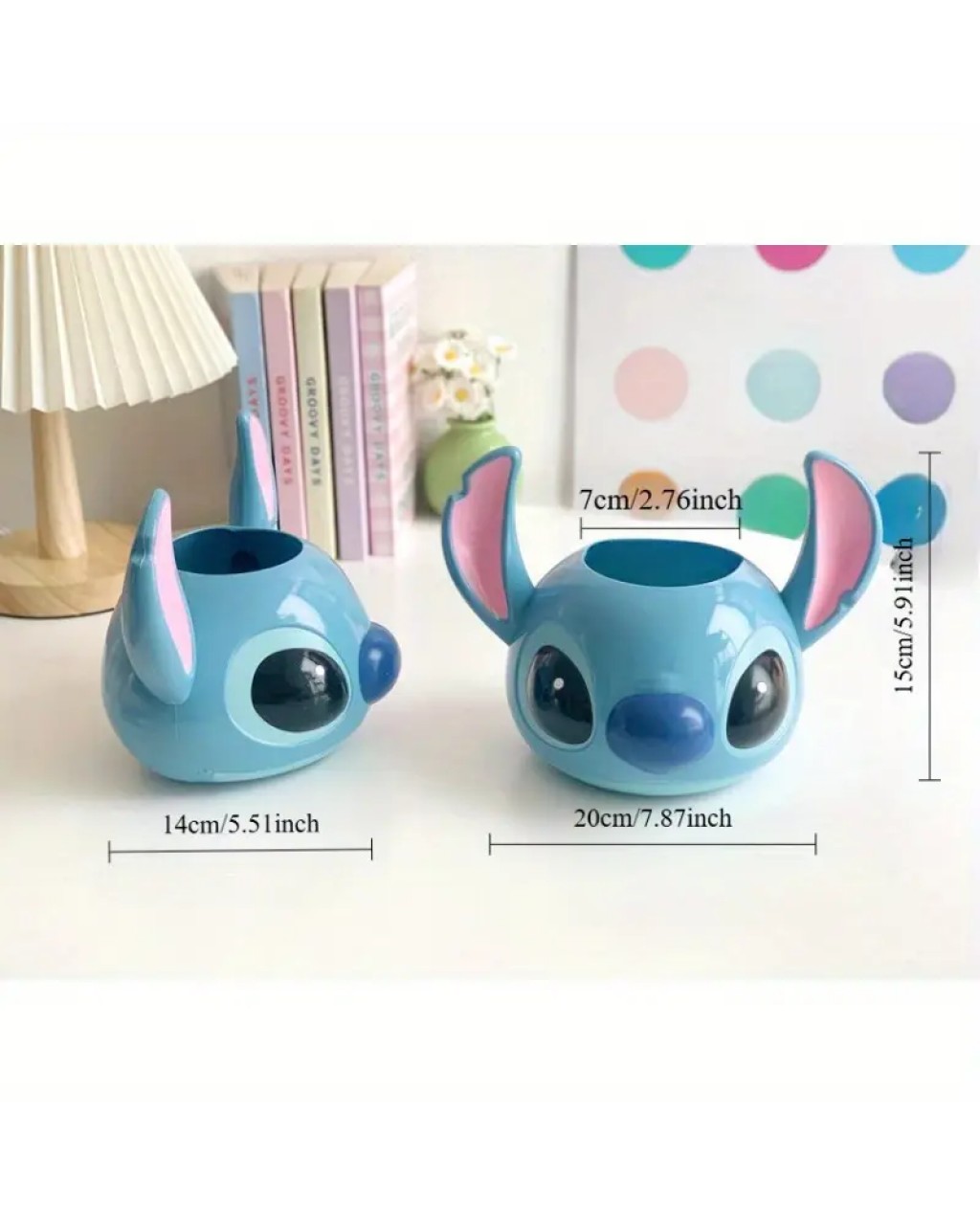 YY5906  Sıçan Mavi Planter Saksı Kalemlik Silikon Kalıp