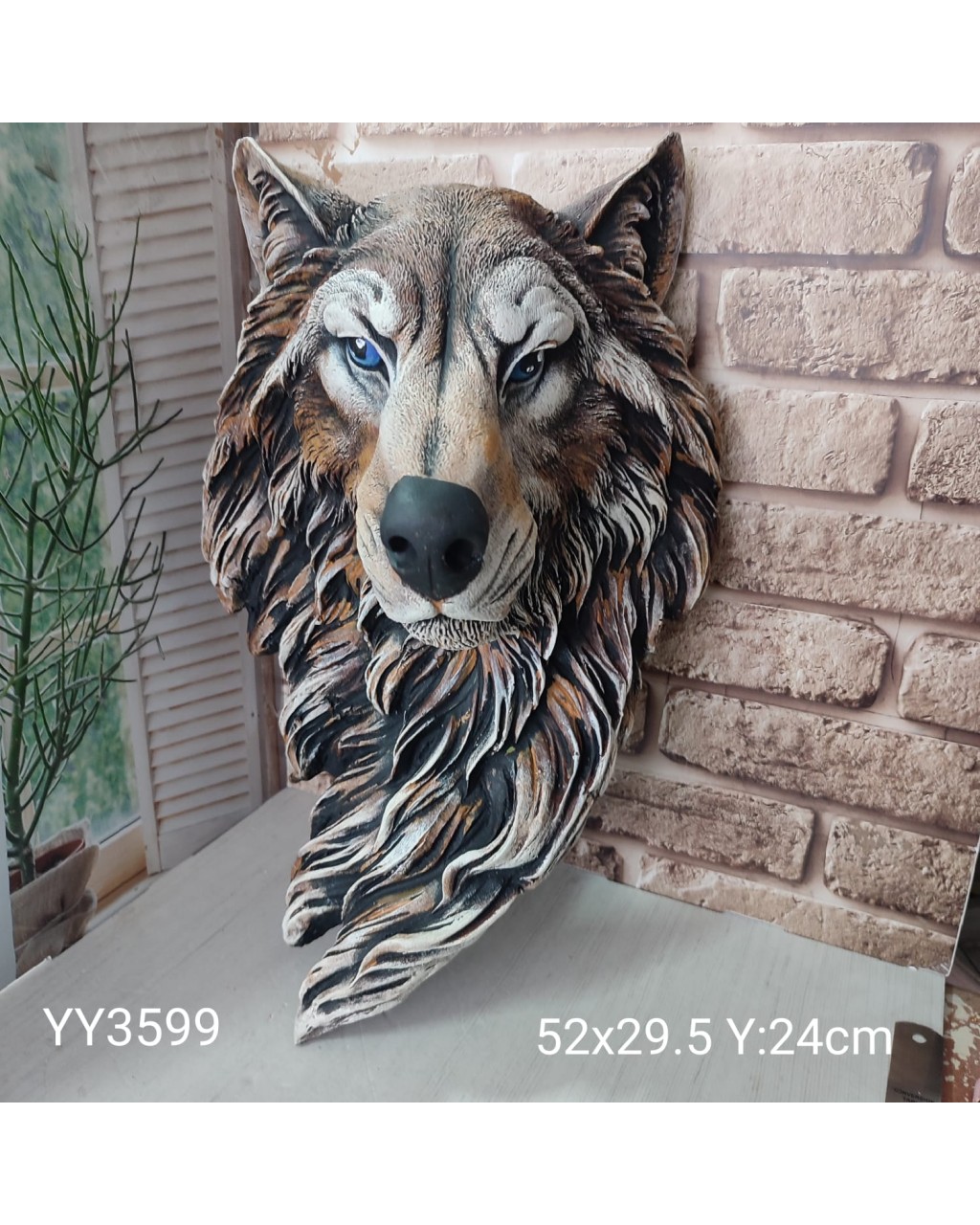 YY3599 Kurt Kafası Biblo Silikon Kalıp • El Yapımı Vahşi Doğa Dekoru ve Anlamlı Hediye Seçeneği!