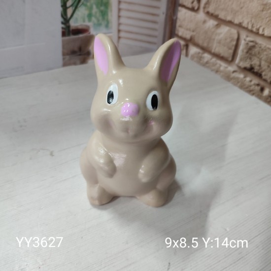 YY3627 - TAVŞAN BİBLO - SİLİKON KALIP 