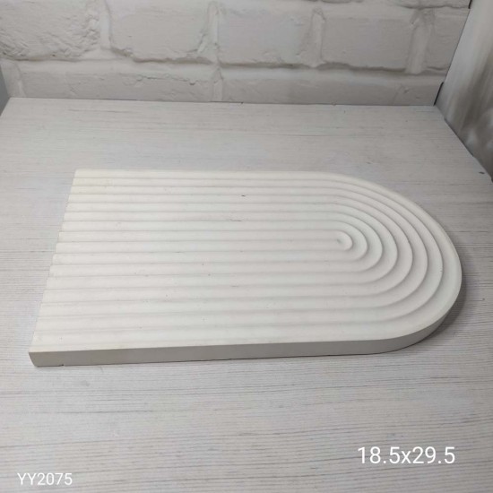 YY2075 Çizgili Sunumluk 29.5 Cm Silikon Kalıp