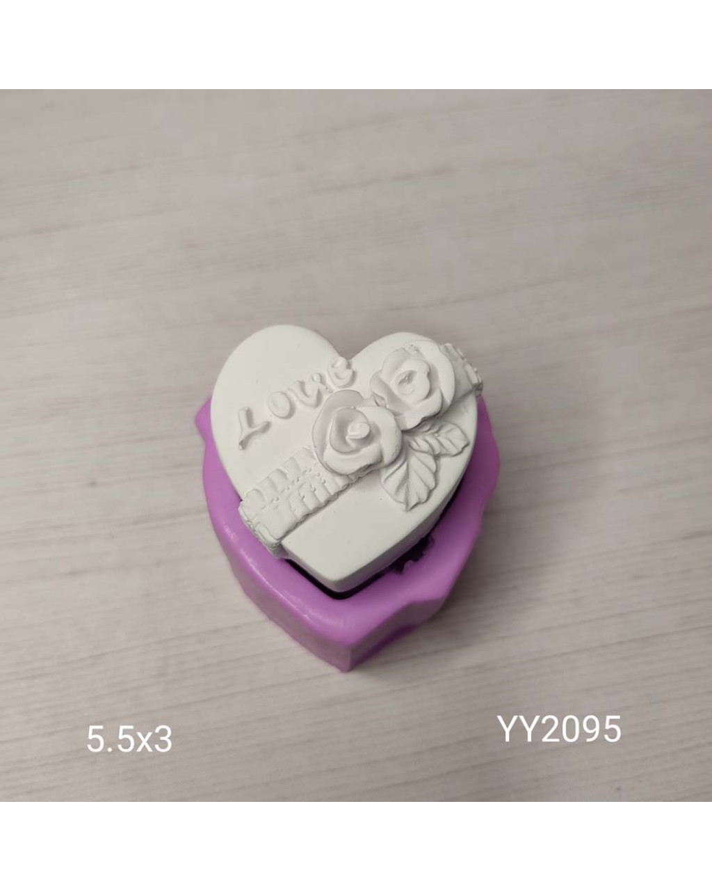YY2095 Love Yazan Sabun Kalıbı Silikon Kalıp