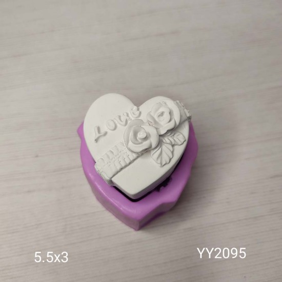YY2095 Love Yazan Sabun Kalıbı Silikon Kalıp