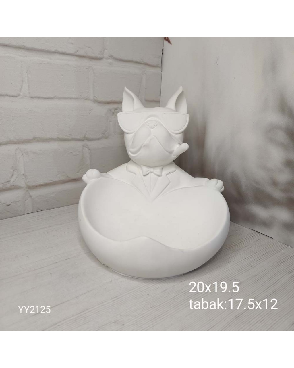 YY2125 Bulldog Sunumluk Kalp Şeklinde Silikon Kalıp YY2125 Bulldog Sunumluk Kalp Şeklinde Silikon Kalıp