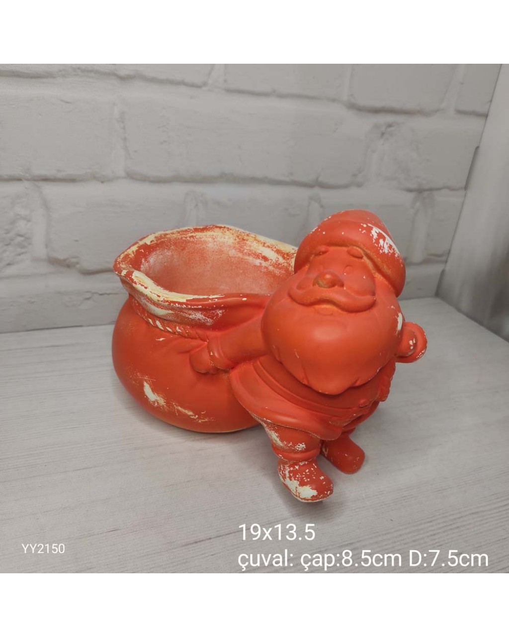 YY2150 Noel Baba Kalemlik Saksı Silikon Kalıp