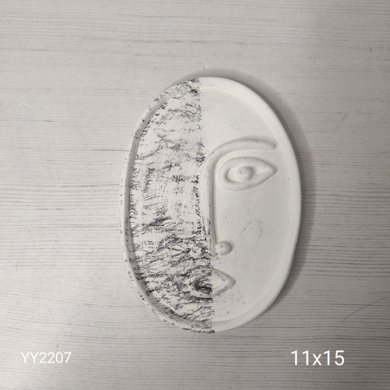 YY2207 Tek Gözlü Sunumluk Tabak 15Cm Silikon Kalıp