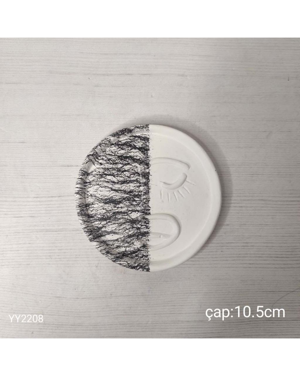 YY2208 Tek Gözlü Sunumluk Tabak 10,5Cm Silikon Kalıp