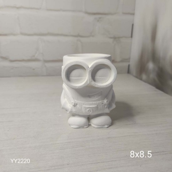 YY2220 Minyon Elleri Cebinde Gözlüklü Silikon Kalıp