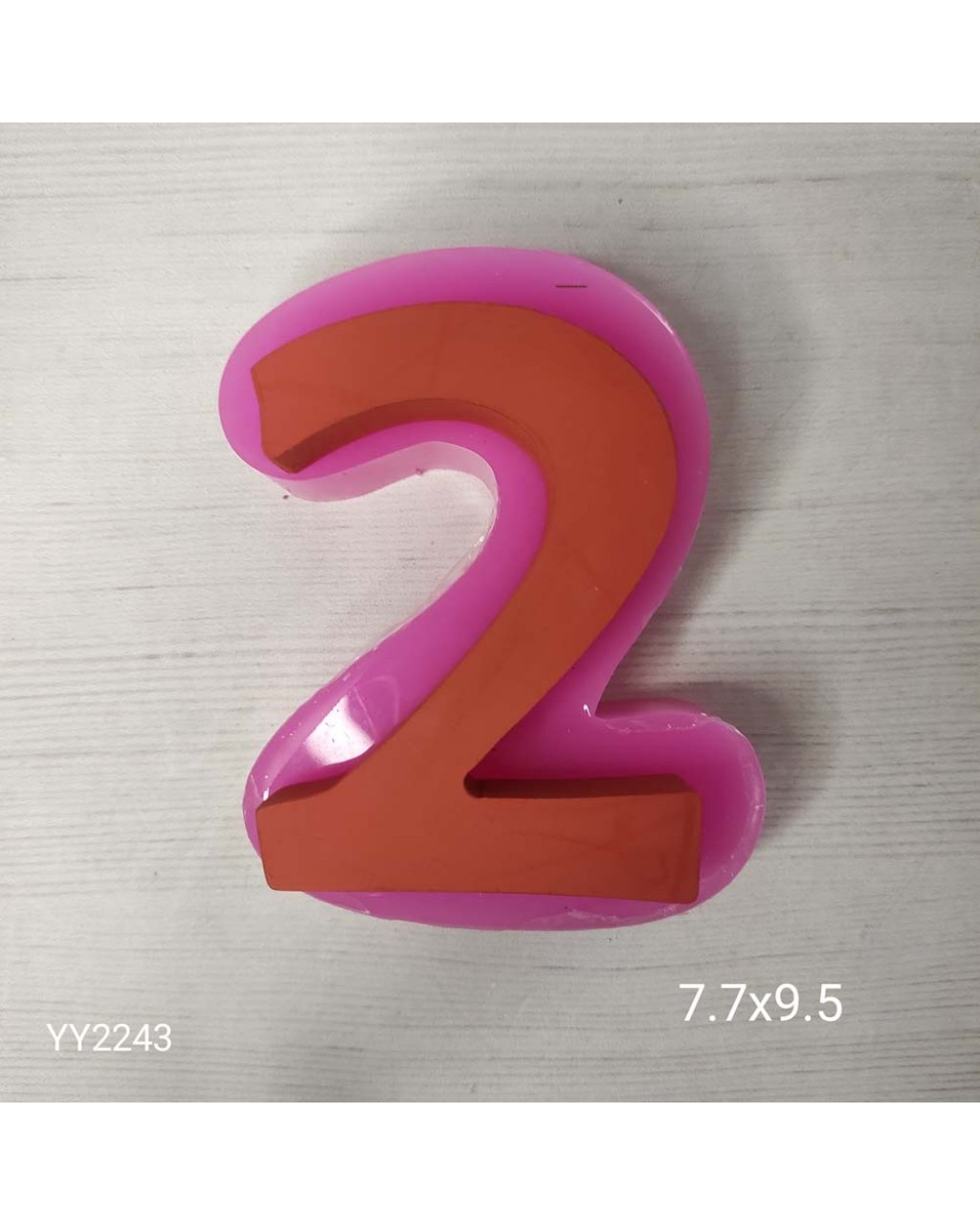 YY2243 10Cm Rakamlar 2 Silikon Kalıp