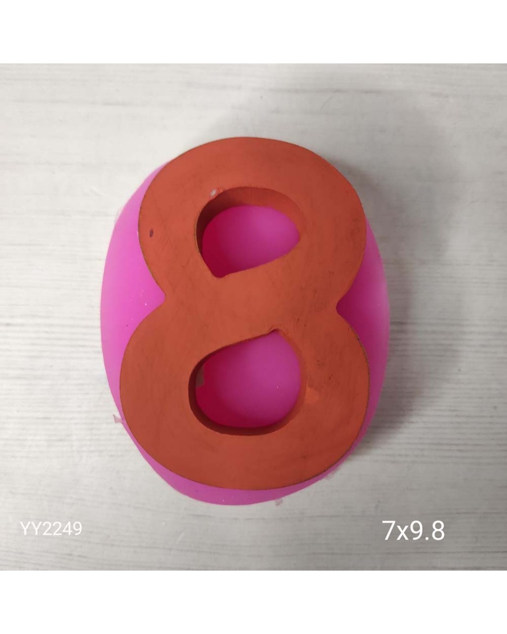 YY2249 10Cm Rakamlar 8 Silikon Kalıp