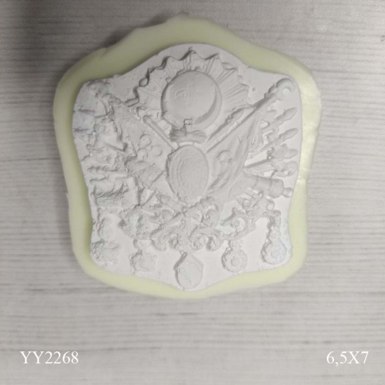 YY2268 Osmanlı Tuğra Silikon Kalıp YY2268 Osmanlı Tuğra Silikon Kalıp