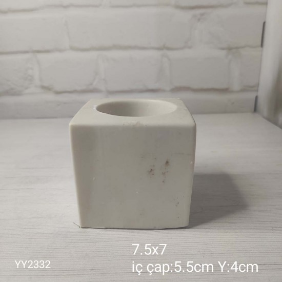 YY2332 Kare Saksı Silikon Kalıp