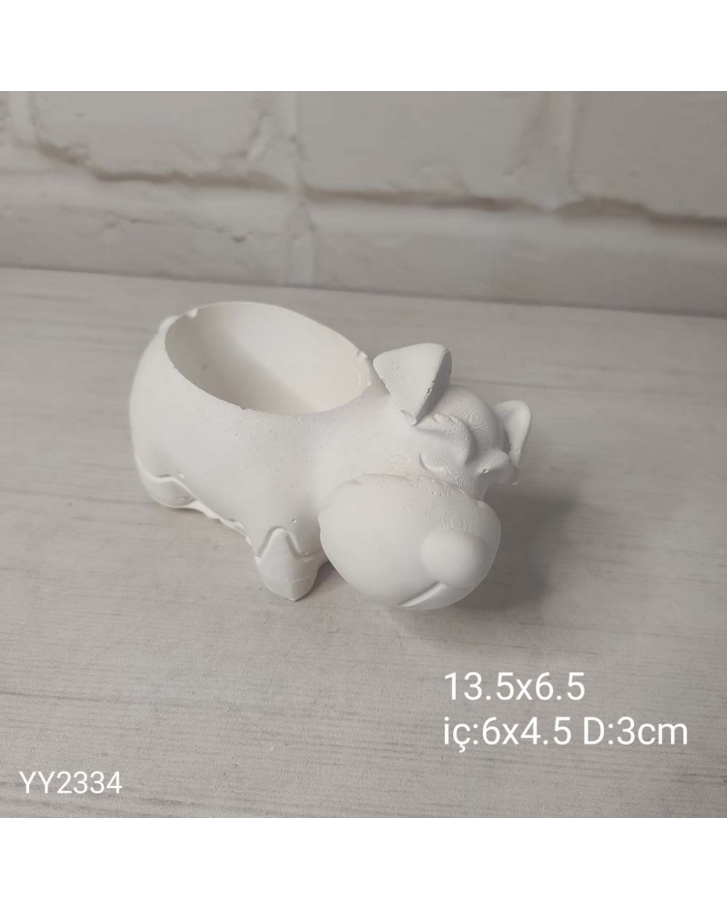 YY2334 Köpek Saksı Silikon Kalıp • El Yapımı Sevimli Dekoratif Saksı ve Hediye Tasarımları için Şık Seçenek!