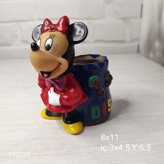 YY2369 Mıck Mouse Kalemlik Kız Silikon Kalıp