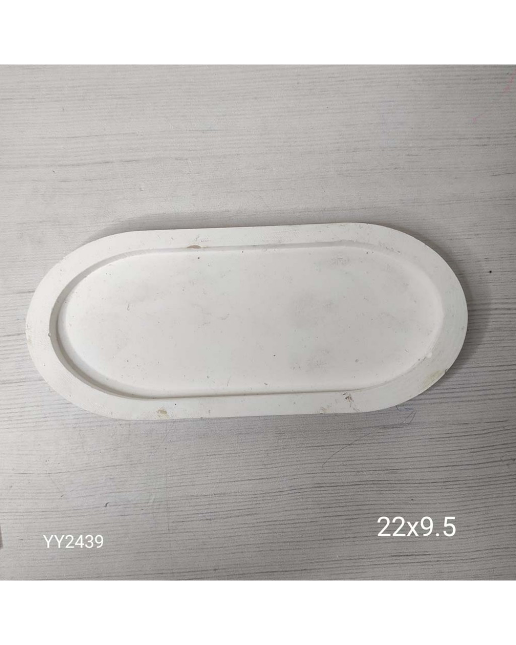 YY2439 Oval Sunumluk Tabak 22Cm Silikon Kalıp YY2439 Oval Sunumluk Tabak 22Cm Silikon Kalıp