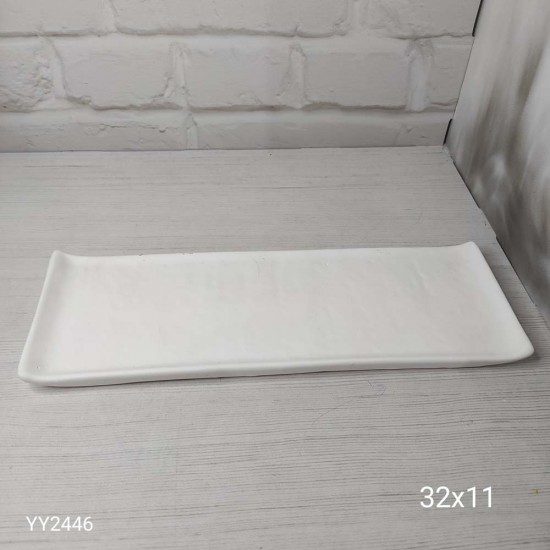 YY2446 Dikdörtgen İki Kenarı Kıvrık Tabak Silikon Kalıp YY2446 Dikdörtgen İki Kenarı Kıvrık Tabak Silikon Kalıp