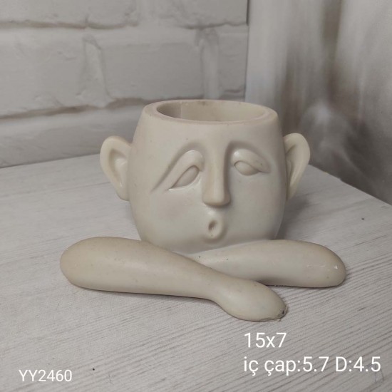 YY2460 Soyut Vazo Küçük Silikon Kalıp