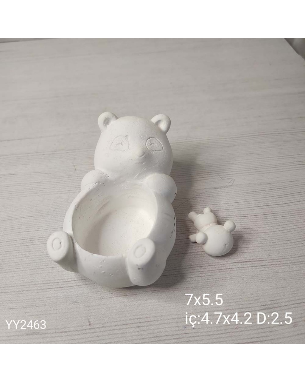 YY2463 Panda Saksı Ve Yavrusu Silikon Kalıp YY2463 Panda Saksı Ve Yavrusu Silikon Kalıp