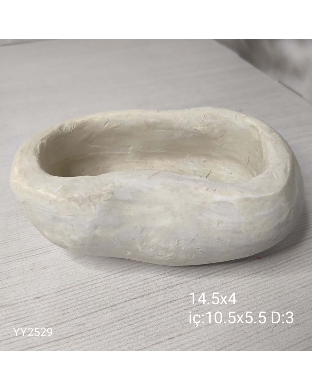 YY2529 Taş Saksı 14.5X4Cm Silikon Kalıp YY2529 Taş Saksı 14.5X4Cm Silikon Kalıp