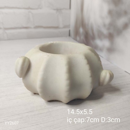 YY2607 Kabak Saksı Silikon Kalıp