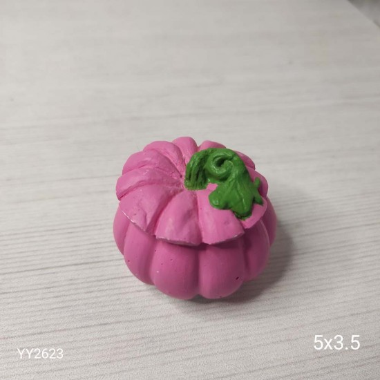 YY2623 Kapaklı Kabak Lokumluk 5X3.5Cm Silikon Kalıp