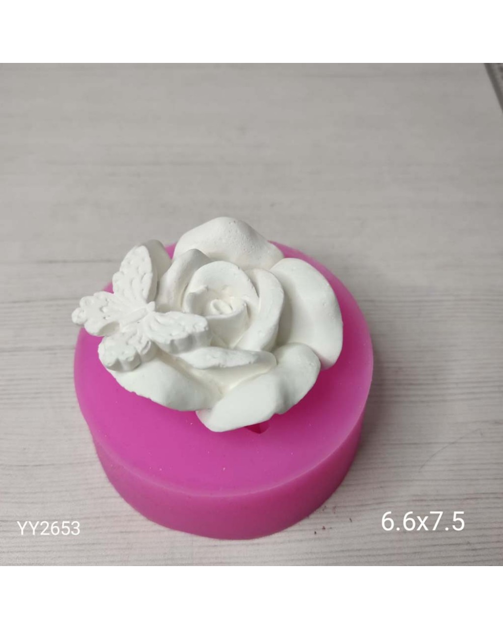 YY2653 Kelebekli Gül Silikon Kalıp YY2653 Kelebekli Gül Silikon Kalıp