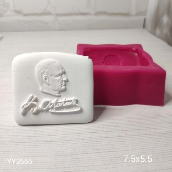 Atatürk İmzalı Silikon Kalıp • El Yapımı Anı ve Hatıra Objeleri için Hediye Seçeneği! Atatürk İmzalı Silikon Kalıp • El Yapımı Anı ve Hatıra Objeleri için Hediye Seçeneği!