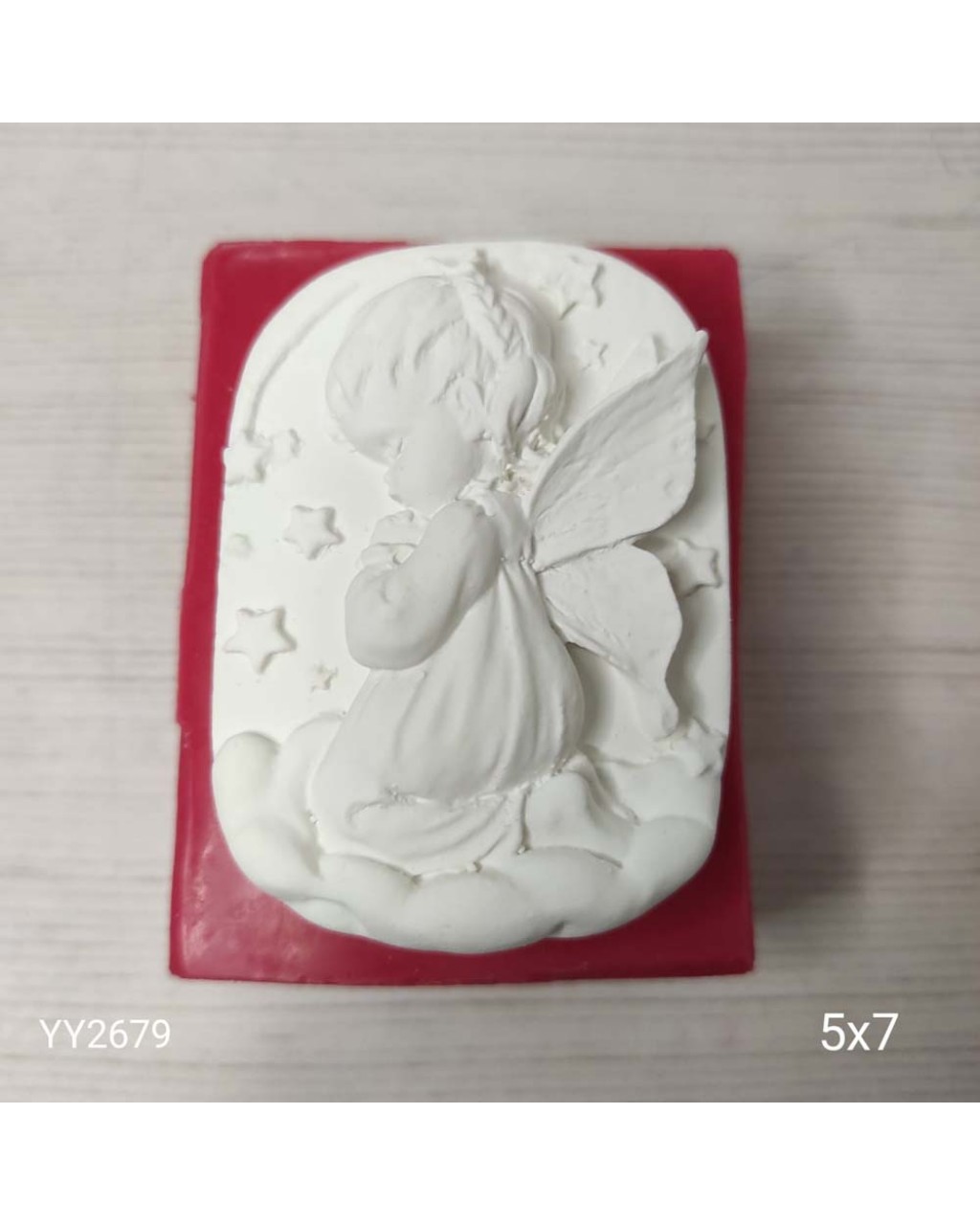 YY2679 Dua Eden Melek Kız Magnet Silikon Kalıp