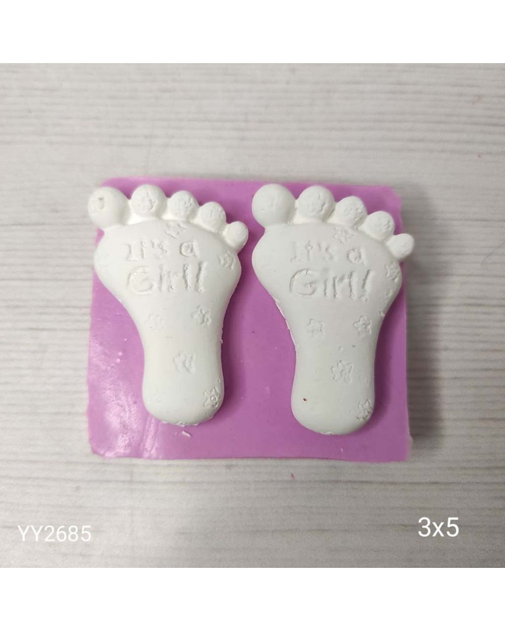 YY2685 Ayak Girl Yazan Silikon Kalıp