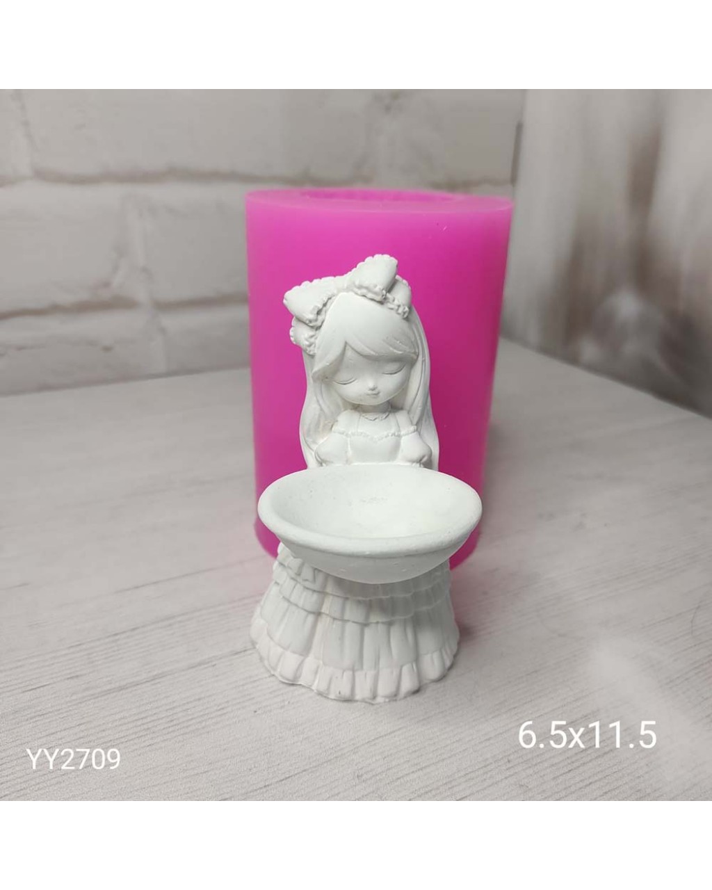 YY2709 Lokumcu Prenses Kız Silikon Kalıp