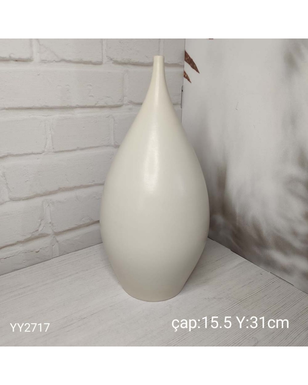 YY2717 Şişirme Vazo 31Cm Silikon Kalıp