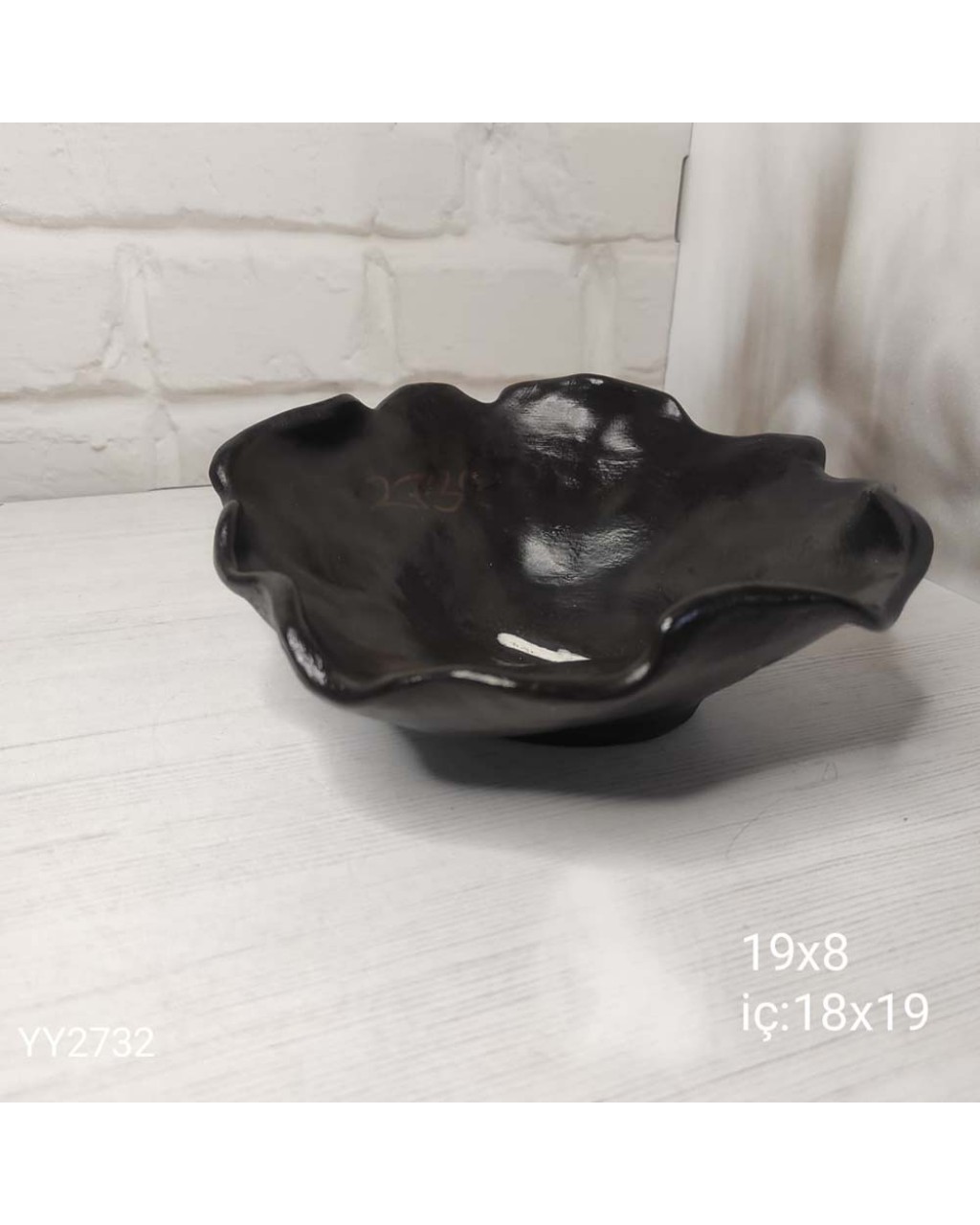 YY2732 Kıvrımlı Tas Derin Sunumluk Silikon Kalıp