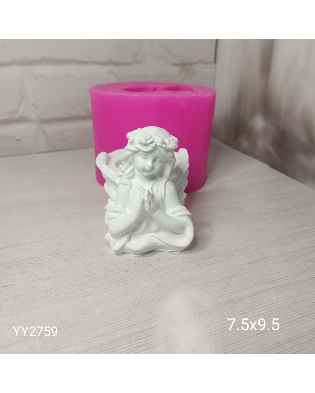 YY2759 Dua Eden Melek Saksı Küçük Silikon Kalıp YY2759 Dua Eden Melek Saksı Küçük Silikon Kalıp
