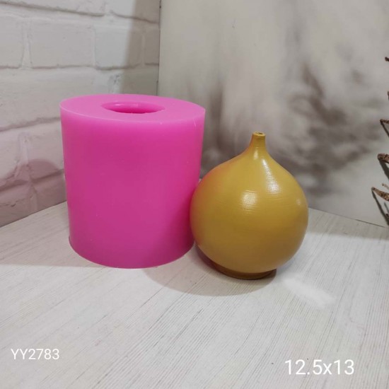 YY2783 Şişirme Vazo 13Cm Silikon Kalıp YY2783 Şişirme Vazo 13Cm Silikon Kalıp