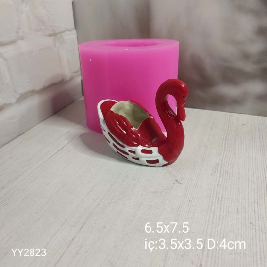 YY2823 Kuğu Saksı Silikon Kalıp YY2823 Kuğu Saksı Silikon Kalıp