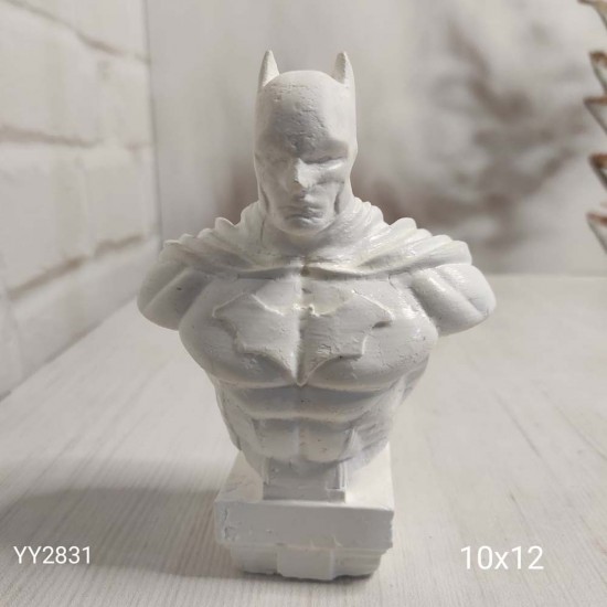 YY2831 Batman Büst Biblo Silikon Kalıp: Kahramanınızı Hayata Geçirin - Kaliteli ve Dayanıklı Hediye Seçeneği!