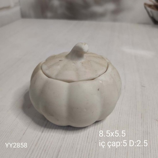 YY2858 Kapaklı Kabak 8.5X5.5 Silikon Kalıp