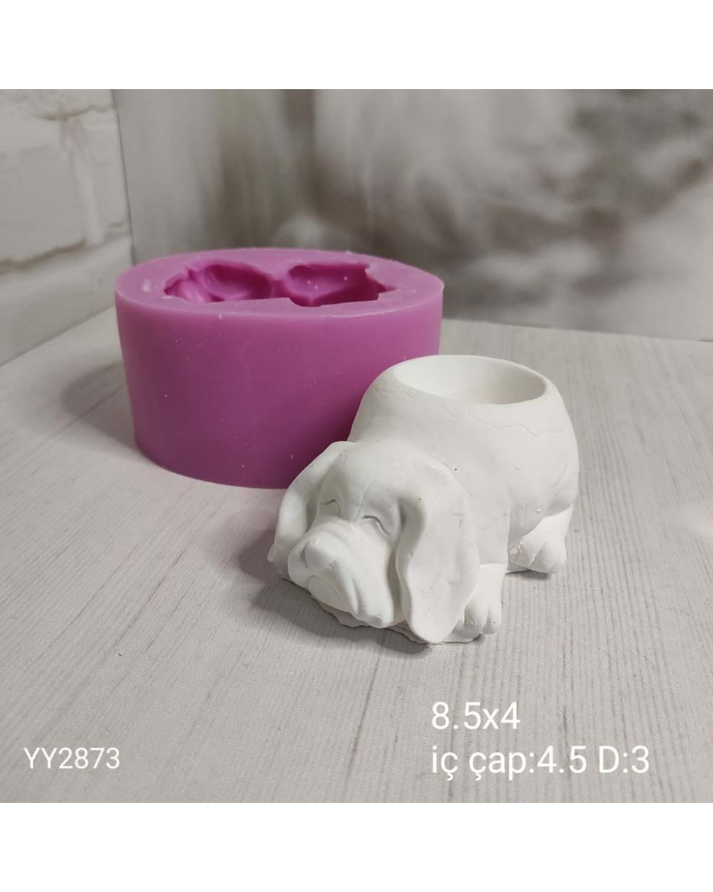 YY2873 Köpek Saksı Silikon Kalıp