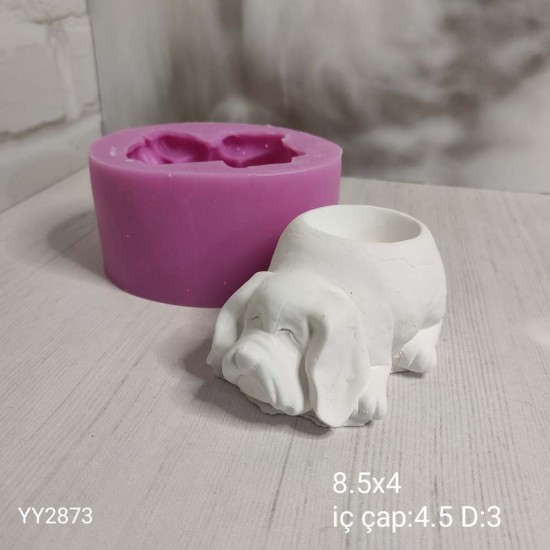 YY2873 Köpek Saksı Silikon Kalıp