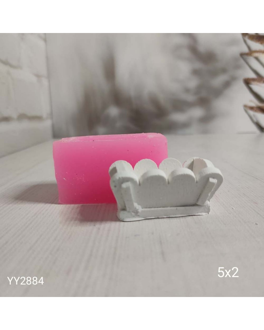 YY2884 3D Teraryum Saksı Silikon Kalıp