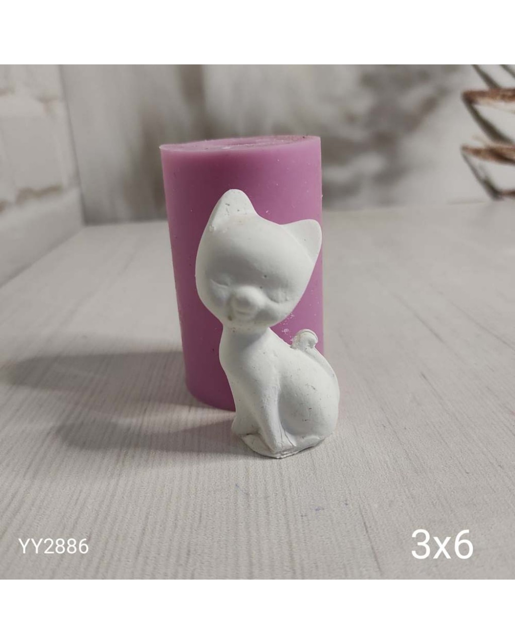 YY2886 Teraryum Kedi Silikon Kalıp