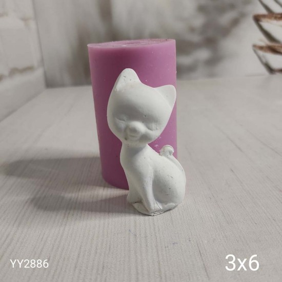 YY2886 Teraryum Kedi Silikon Kalıp