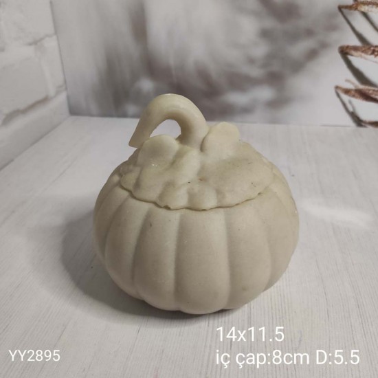 YY2895 Kapaklı Kabak 14X11.5 Silikon Kalıp