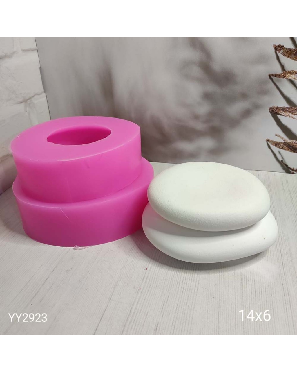 YY2923 Taş Kapaklı Taş Kutu Silikon Kalıp