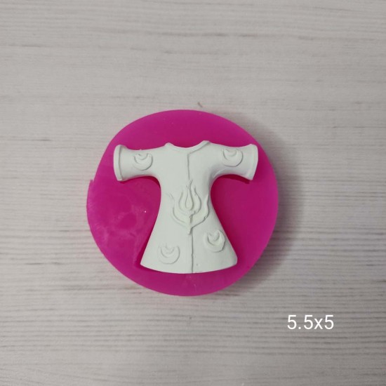 YY0063 Lale Desenli Kaftan Silikon Kalıp