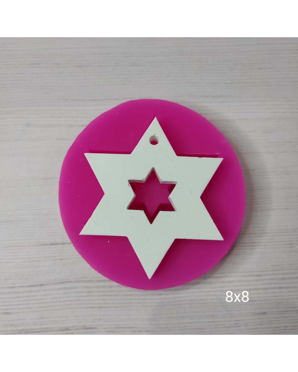 YY0115 Yıldız Ortası Yıldız Boşluklu Silikon Kalıp