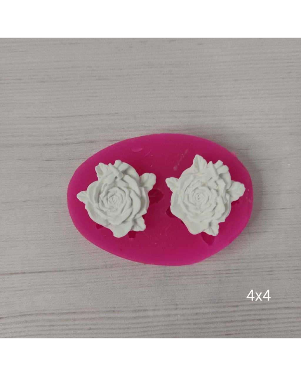 YY0145 Gül Üzerinde Yusufçuk İkili Silikon Kalıp