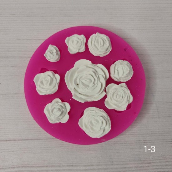 YY0159 Gül Yaprakları Silikon Kalıp