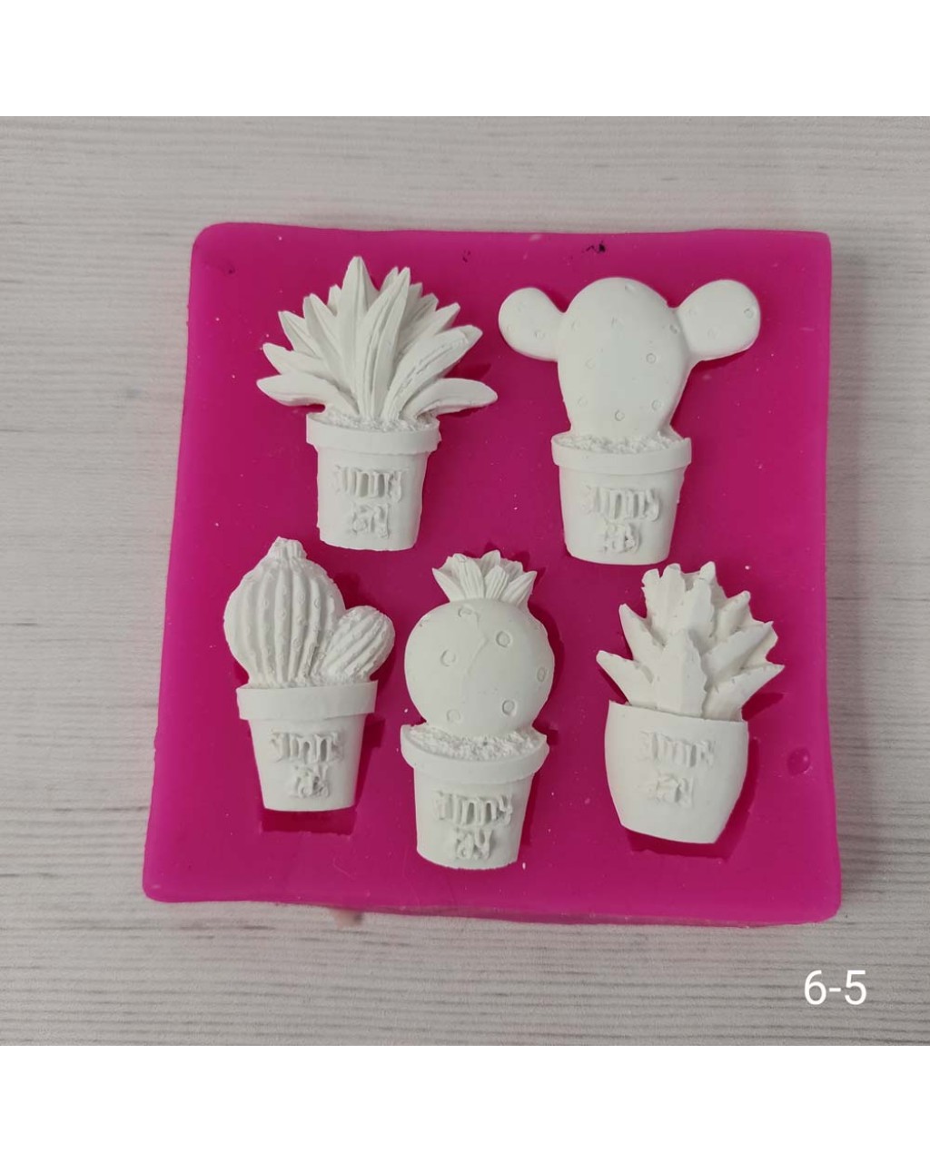 YY0172 Saksıda Kaktüsler Silikon Kalıp YY0172 Saksıda Kaktüsler Silikon Kalıp