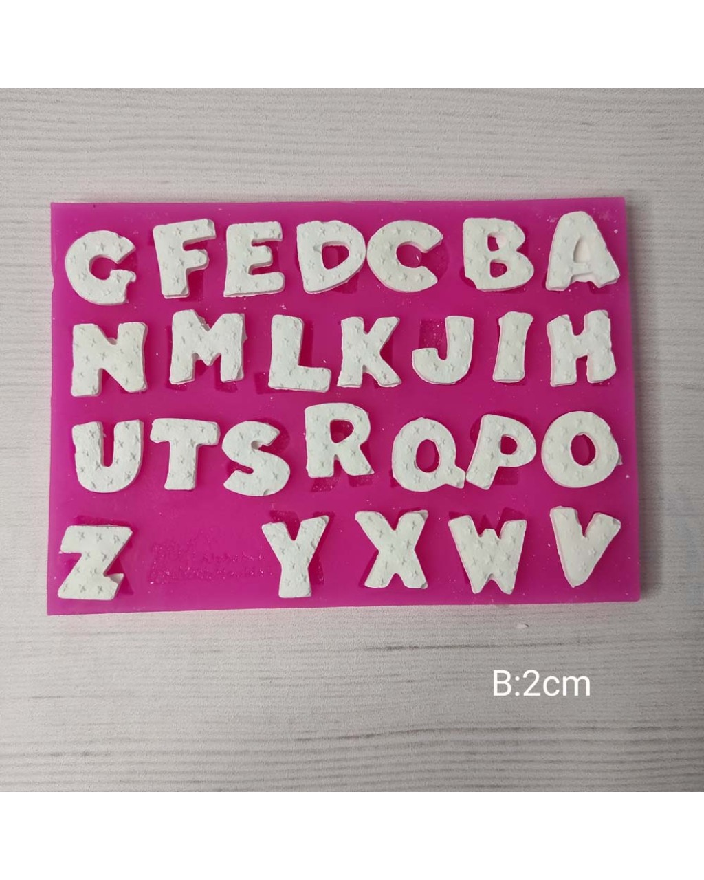 YY0218 Mini Yıldız Motifli Silikon Kalıp